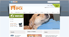 Desktop Screenshot of bowvalleyspca.org